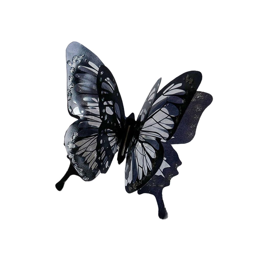 Irregular Multilayer Butterfly-shape Finger Ring Adjustable Open Punk Gothic Insect Rings Trend Men Women Jewelry Gift