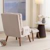 Lounge Chair with Footrest, Backrest Adjustable In 5 Stages, Reclinable, Chair with Side Tray