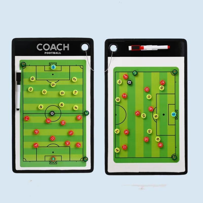 Magnetic Soccer Tactical Board Football Coaching Clipboard Portable Strategy Board for Football Training Match Coach Equipment