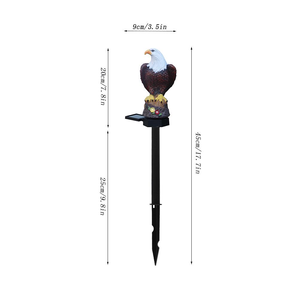Solar Silicone Eagle Garden Landscape Light