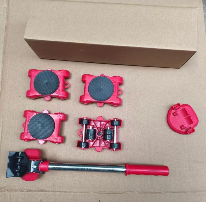 Professional Furniture Mover Tool Set Heavy Stuffs Transport Lifter Wheeled Mover Roller with Wheel Bar Moving Hand Devices