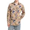 CEEN Long Sleeve Aloha Shirt with Vivid Breathable Cotton and Stylish Top for and Casual Plus Sizes Men's All-Over Print, Linen, Commuting, School,