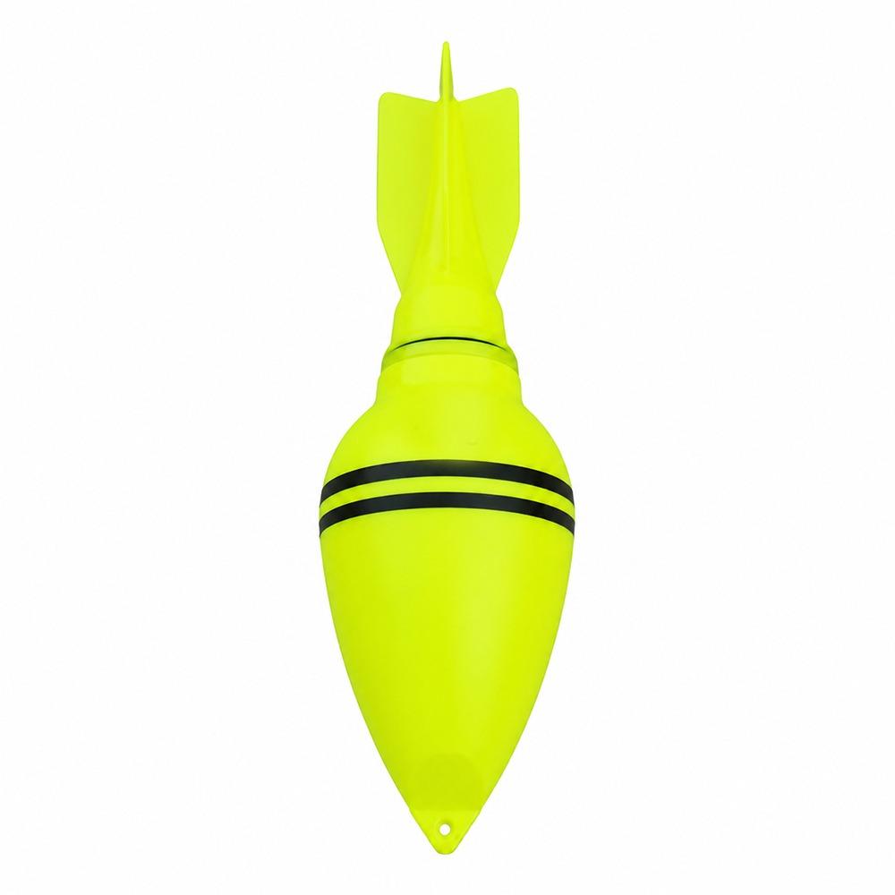 2pcs Pack EVA Material Fishing Float 40g-150g Weight Rocket Tail Bobber Night Fishing 40G жёлтый