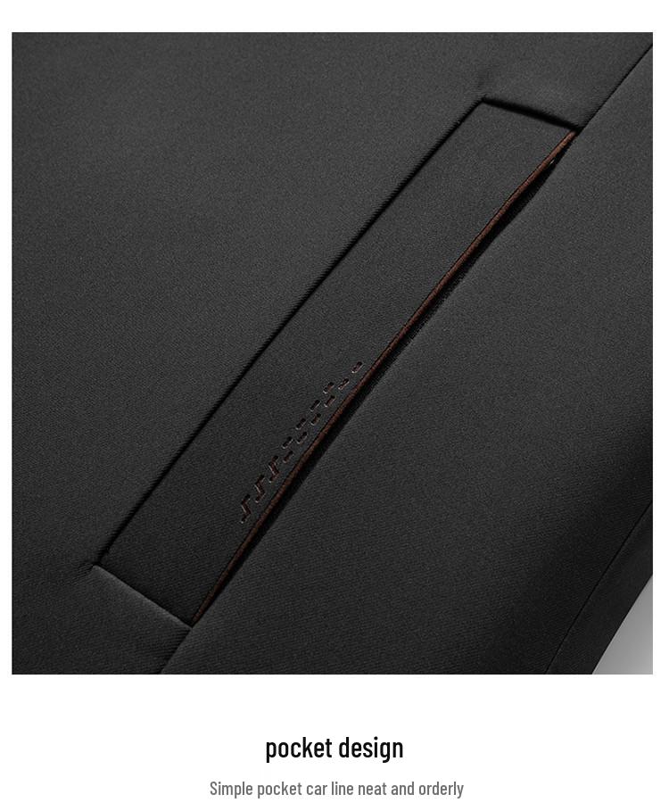 Men's Executive Wool-Blend Cotton-Padded Jacket - 2025 Autumn/Winter Business Casual Coat