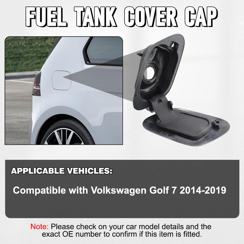 For Volkswagen VW Golf 7 2014- Fuel Gas Tank Filler Door Lid Cover Unpainted Gray 5G0809999
