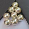 10pcs Round Faux Pearls Beads with Hole 12mm Necklaces Pendant Beads Bracelets Beads Loose Beads Necklace Bracelet Pearls