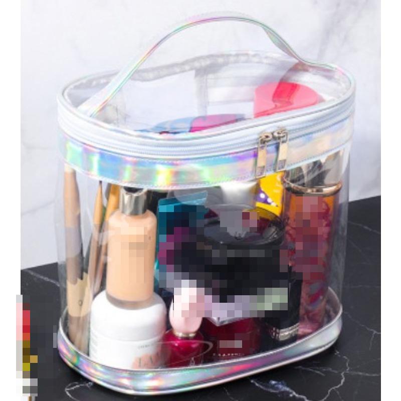 Transparent Makeup Bag Female Network Red Large Capacity Travel Girl Portable Waterproof Toiletry Bag Cosmetics Storage Bag