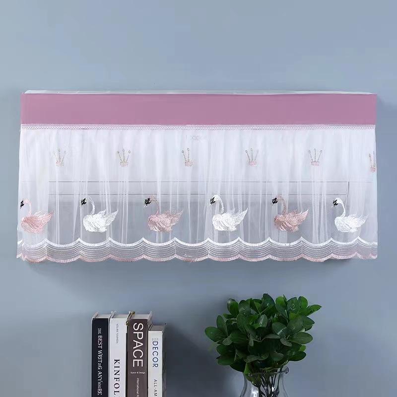 Wall Mounted Air Conditioner Dust Cover Prevent Direct Blowing Hanging Wind Shield Curtain Anti-Dust Air Conditioning Cover