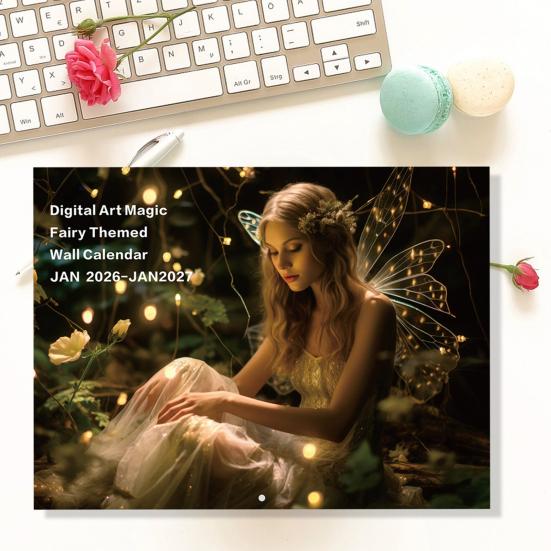 2026 Funny Dog Wall Calendar 12 Month Cute Animal Lovers Decor Spiral Bound Thick Paper Decorative Gift for Pet Owners Office Humor Monthly Layout