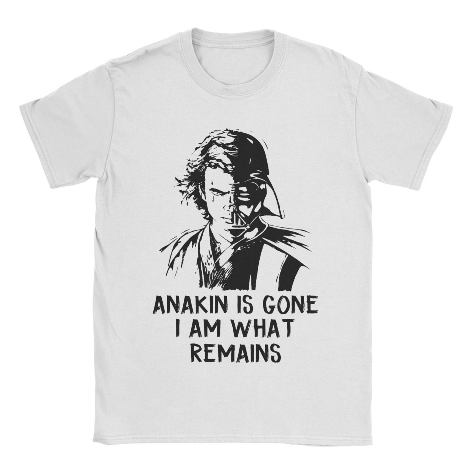 

Мужская футболка Anakin Skywalker 100% Хлопок Одежда Повседневная с коротким рукавом Круглый вырез Футболки Вечеринка Футболка S