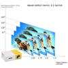 Vidéo Projecteur Portable HD - Excelvan YG300 - 50 Lumens - Jaune