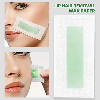 15 Sheets New Facial Summer Professional Hair Removal Wax Paper Lip Sticker Ladies Face Non-Permanent Mustache Lip Hair