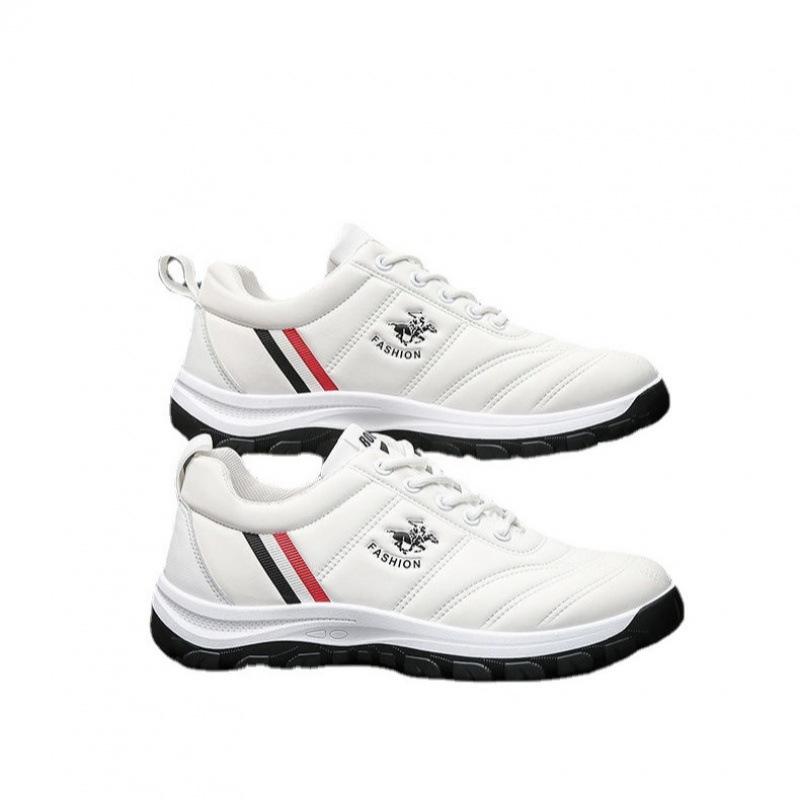 Sneakers Men's Autumn and Winter Korean Version of Trendy Dad Shoes Low-top Thick-soled White Shoes Soft-soled Casual Shoes Men