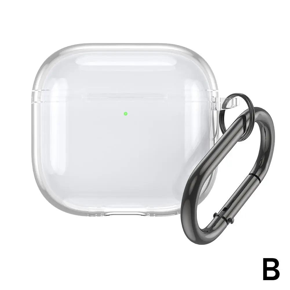 Transparent for AirPods 5 4 3 1/ 2 Secure Lock Cover for AirPods Pro 2 Pro 3 Phone Stand Anti Scratch Earphone Protective Case