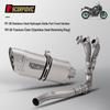 MT09 Double Oxygen Sensor Front Exhaust Pipe & Muffler Set (2021-2025) - Motorcycle Modification