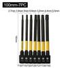 Magnetic Torque Driver Bits in a Set of 7 with Convenient Storage Holder