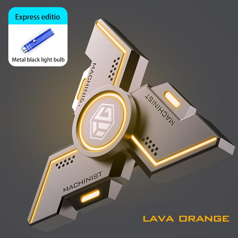

User Stress Stress Ease Figets Plaything Fidgeting Spinner Metal Alloy Gyro Luminous Hand Stress Relief Toy Boy Adults Gifts