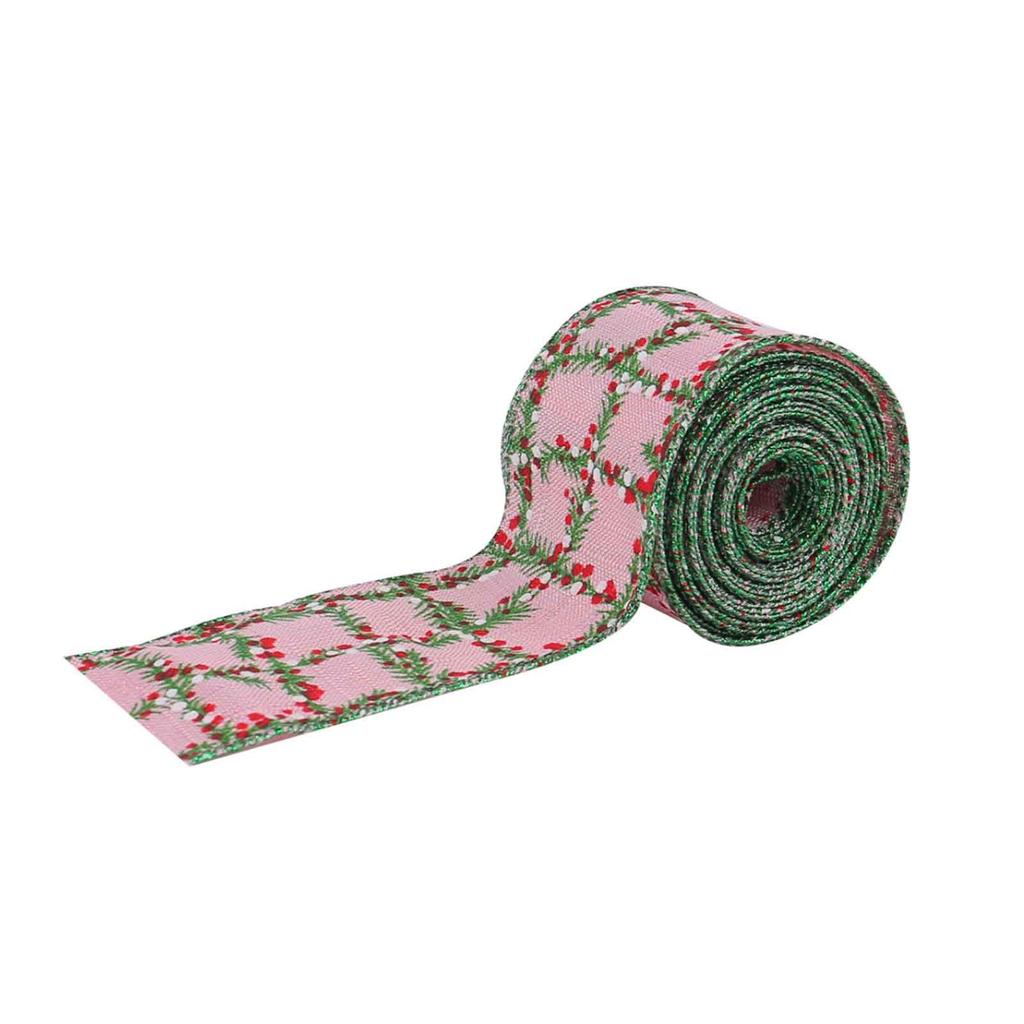 Christmas Plaid Ribbon Roll Creative Decoration, Bow Ribbon Christmas Ribbon