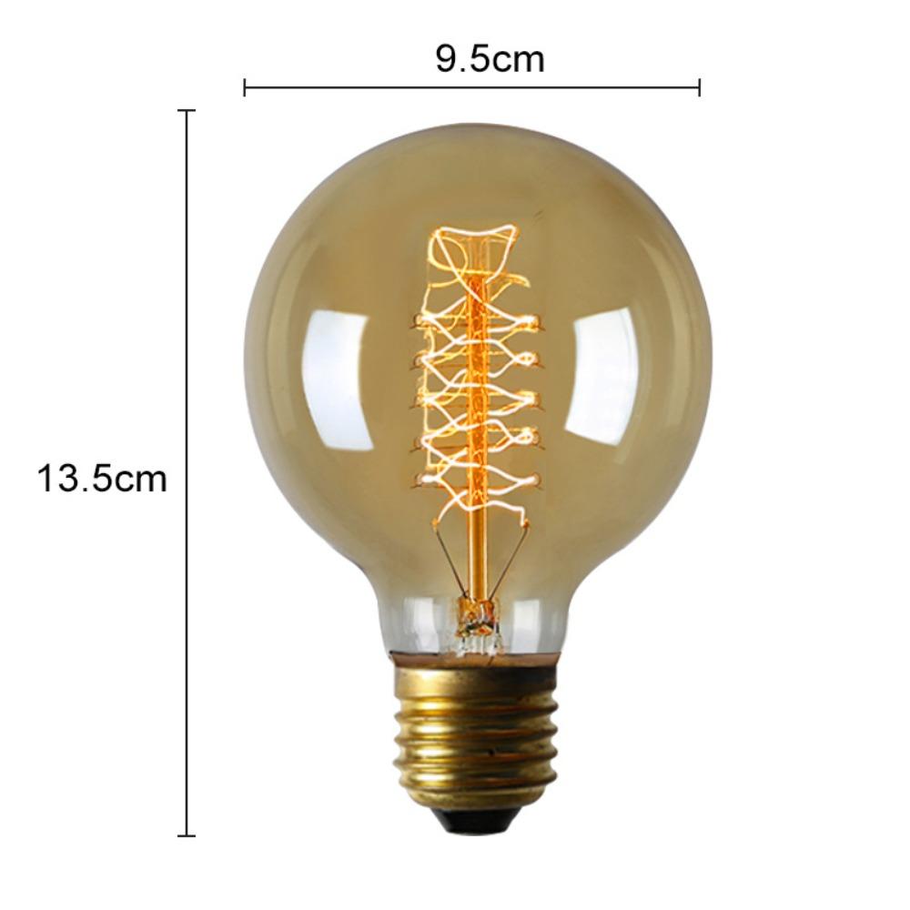 Retro Edison Bulb E27 220V 40W ST64 G80 G95 G125 Ampoule Vintage Edison Bulb Incandescent Lamp Filament Light Bulb Home Decor