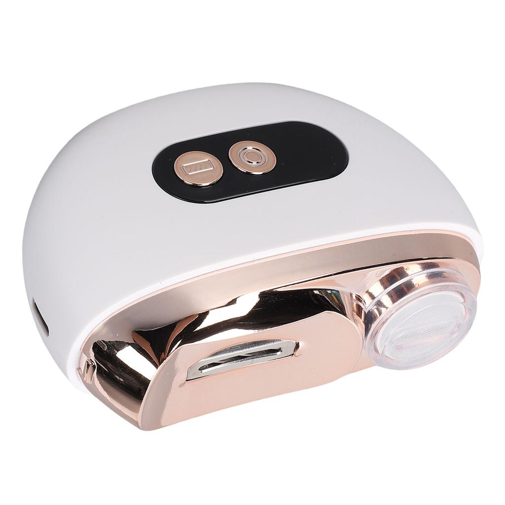 Electric Nail Clipper Rechargeable Safety Nail Trimmer Polisher Portable Fingernail Grinder Cutter with LED Light and Storage