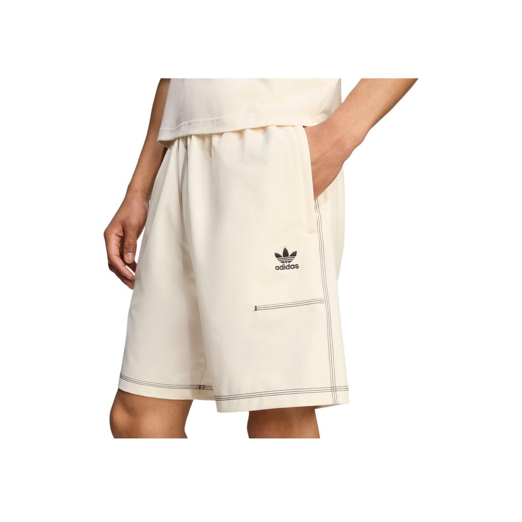 adidas Originals Mid-Rise Loose Fit Casual Shorts Men Shorts Magic-White KA8541