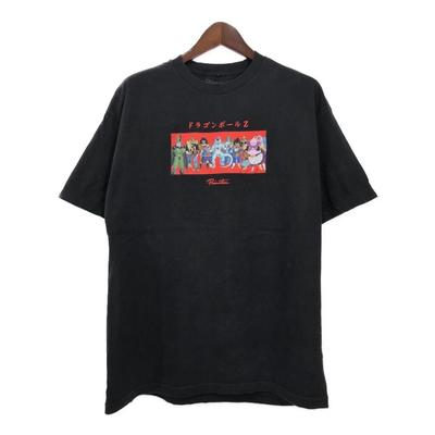 Dragon Ball Z Grafisk Anime T-skjorte XL Svart Sjelden Tee