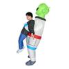 Halloween Inflatable Alien Ghost Costume: Funny Cartoon Mascot Prop