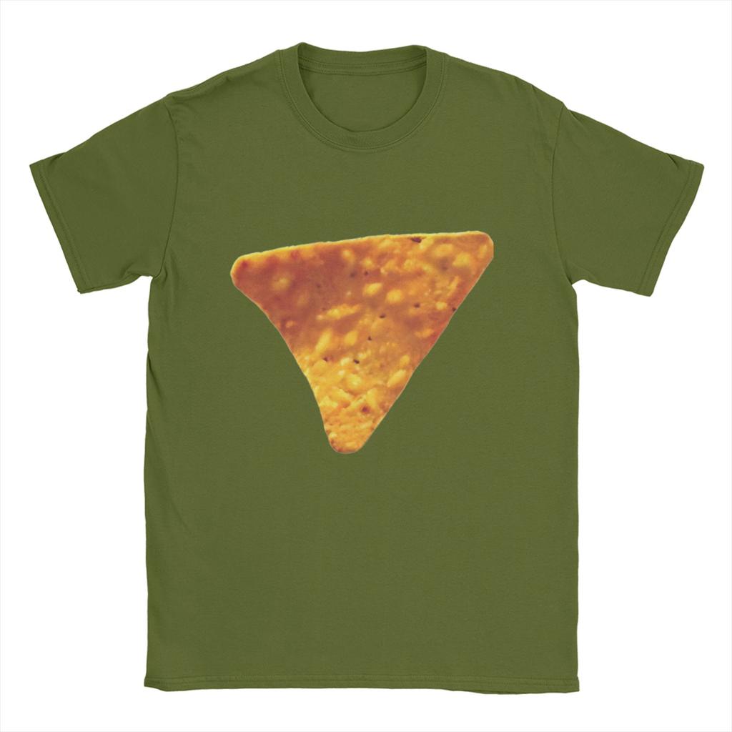 Vintage Dorito Tortilla Chip TShirt for Men Round Collar 100 Cotton T Shirt Short Sleeve Tees Gift Idea Clothing