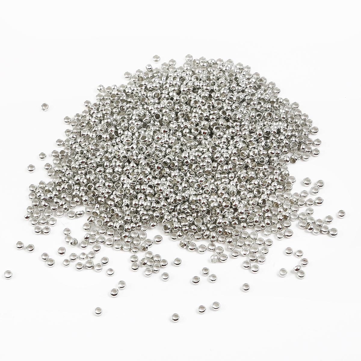 

100-500 шт., свободные бусины с микро пробкой, нескользящие медные бусины-прокладки, фурнитура для ювелирных изделий своими руками 3mm 300pcs