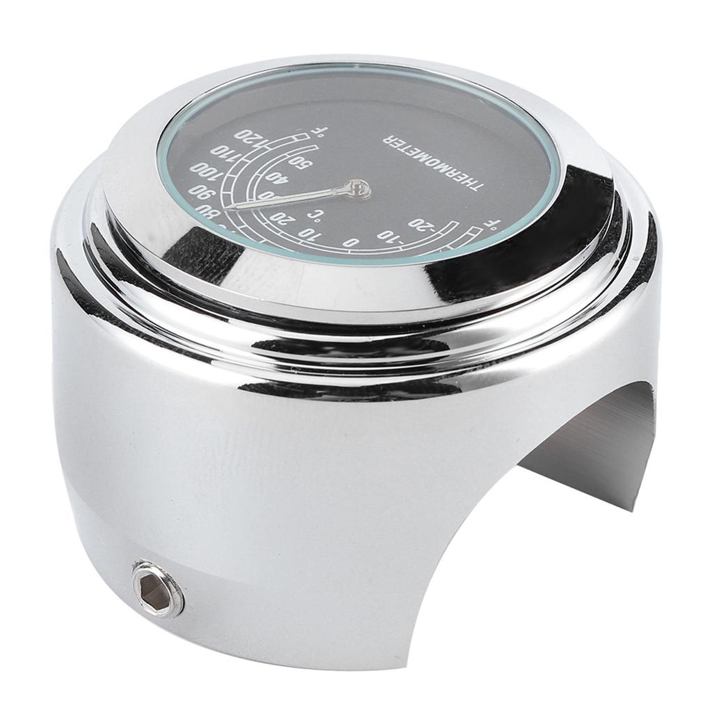 1in 78in Handlebar Mount Thermometer ‑20 Celsius  ‑ 50 Celsius  Measuring Dial Weatherproof for