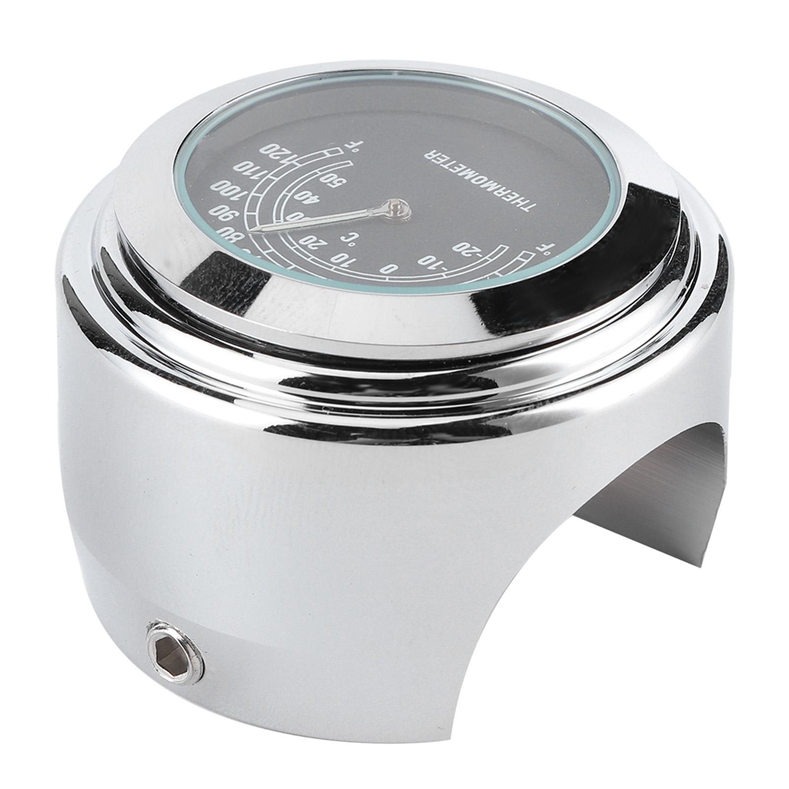 Термометр на руль 1 дюйм 7 градусов Цельсия 8 дюймов -;20 градусов Цельсия  ‑ 50 градусов Цельсия Измерение Влагозащищенный для Мотоцикла(белый )
