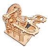 3D Wooden Track Battery Toy with Rolling Ball Puzzle Operated Electric Adults Kids DIY Handmade Puzzle STEM