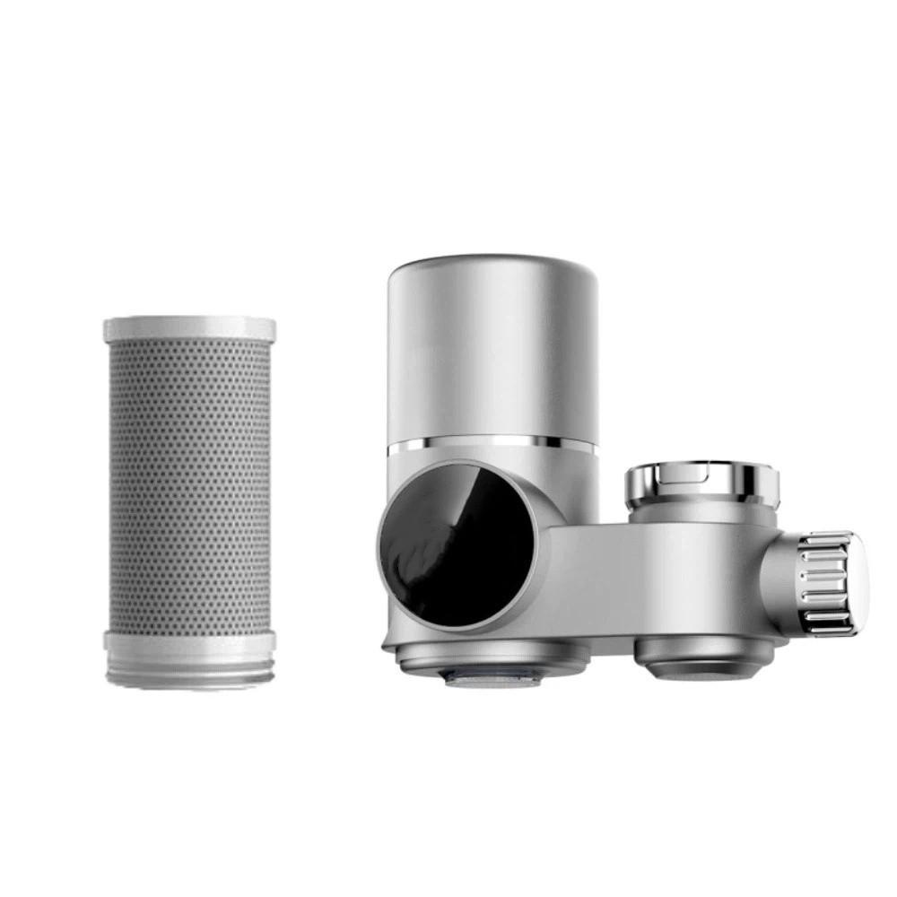 Intuitive Digital Display Digital Display Water Tap Filter Standard Kitchen Faucets серый