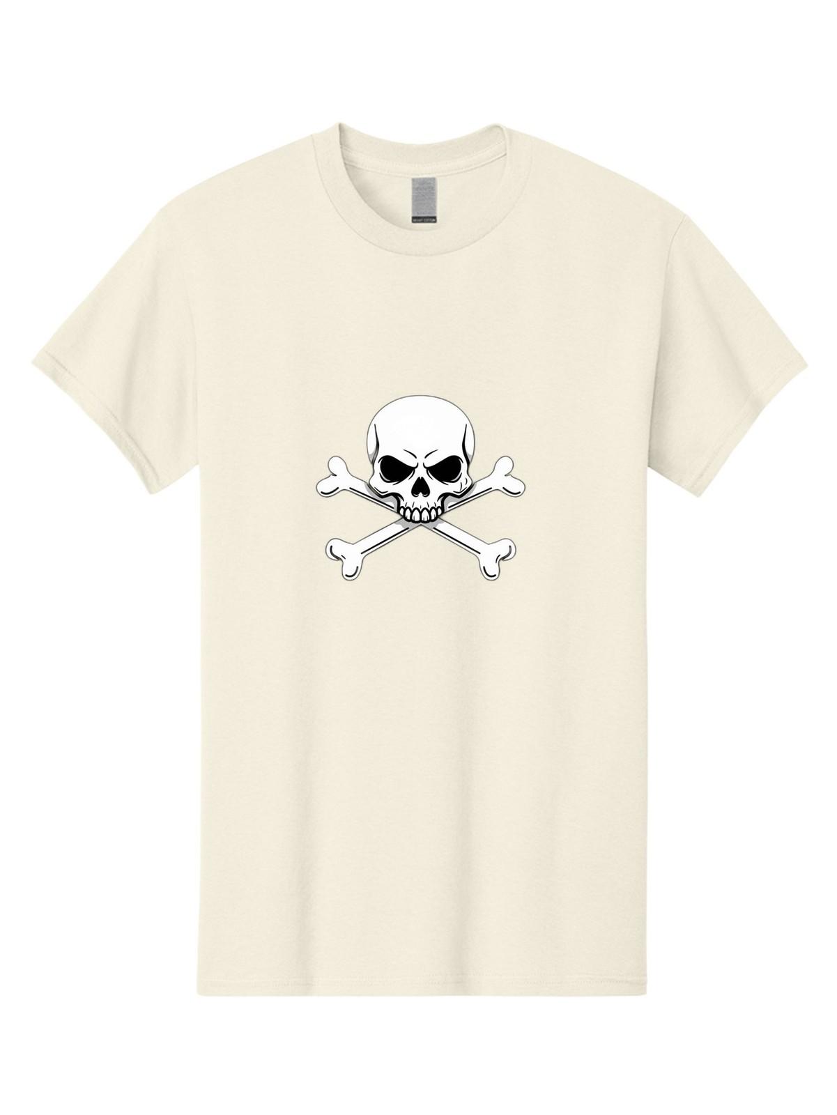 Jolly-Roger-Skull&Crossbones Mens Graphic Tee, 100% Cotton, Casual Summer Wear S разноцветный