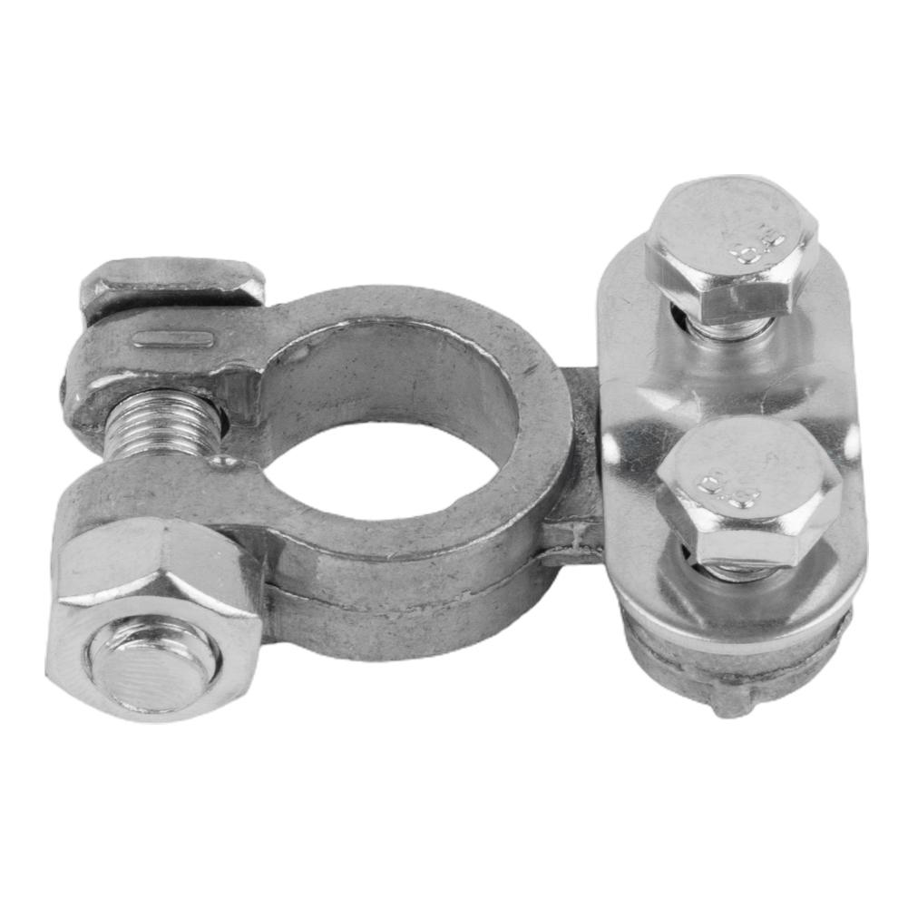 2Pcs Car Battery Terminal Clamps Boat Truck Battery Terminals Connectors Clip 12V Conductive Caps For Car Van Caravan Motorhome