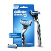 Gillette Mach 3 (Handle + 2 Cartridges) Shaving Razor For Men | Most Comfortable Shave | 3D Blade Technology That Adjusts To Your Face | Metal Hand