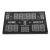 15 Digit Electronic Scoreboard LED Digital Portable Electric Scorekeeper for Basketball Volleyball