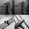 Brass Bathroom Accessories Brushed Gold Bathroom Shelf,Towel Rack,Towel Hanger Paper holder,Toilet Brush Holder Bath Hardware