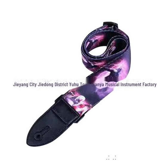 Ethnic-Style Widened Polyester Guitar Straps for Electric Guitars