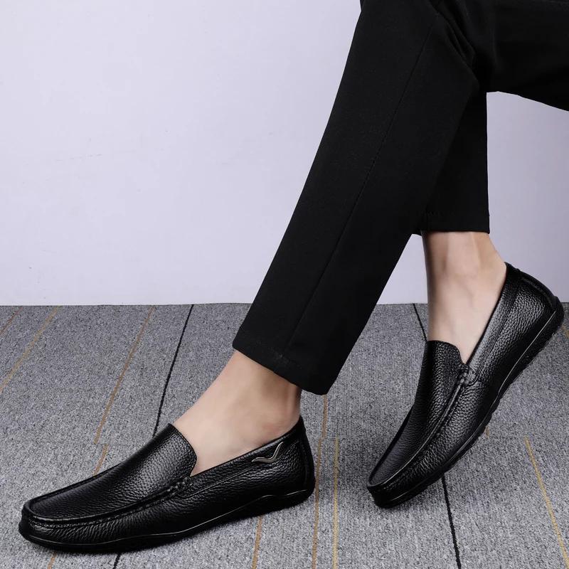 Fashion Mens Loafers Male Comfortable Driving Shoe Luxury Brand Moccasins Men's Breathable Slip On Footwear Men's Classic Dress Shoes