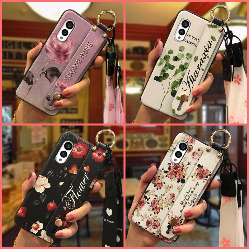 Anti-dust Protective Phone Case For FCNT/Fujitsu Arrows N F-51C Fashion Design Wristband Kickstand Durable Phone Holder