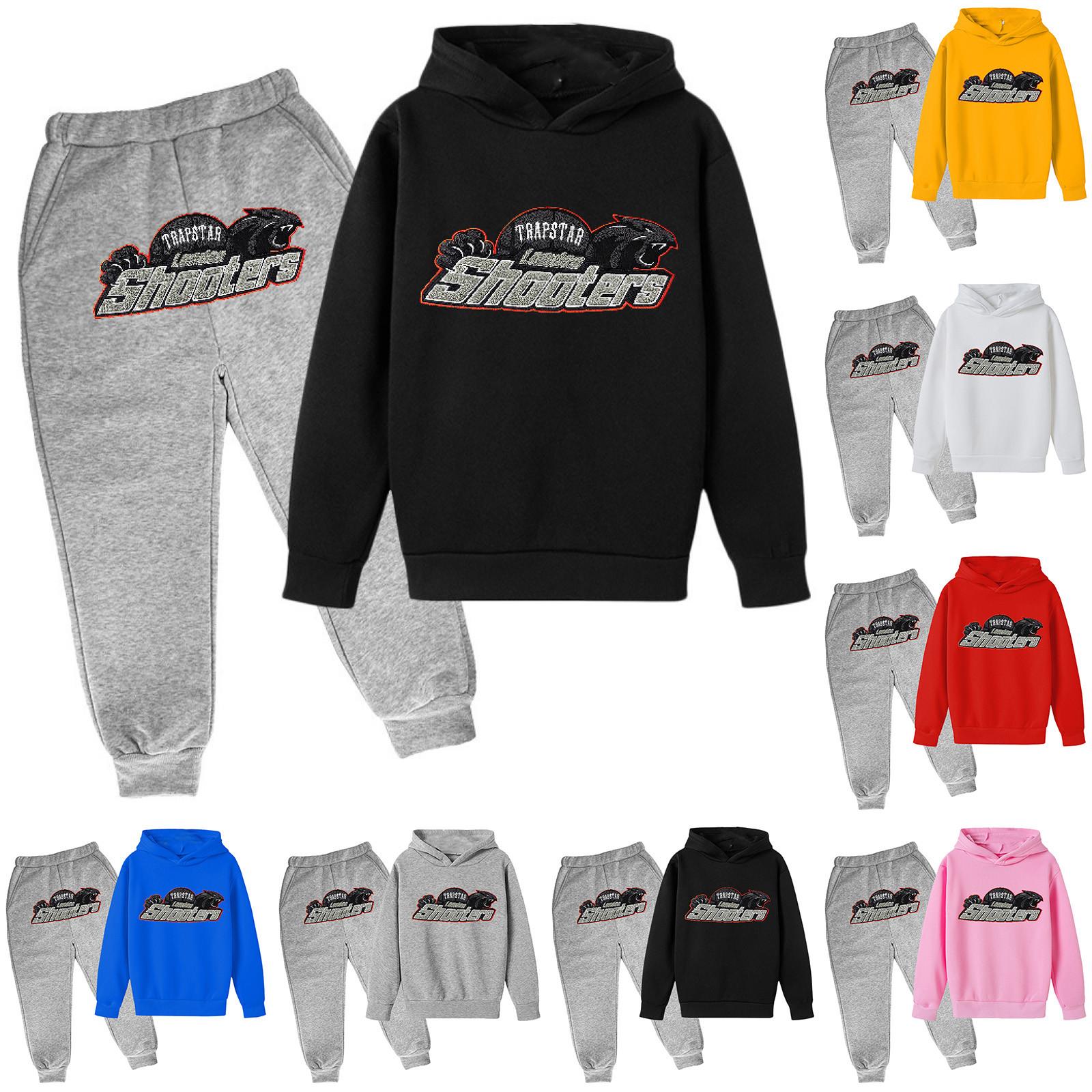 

Плюшевые брюки с длинными рукавами, свободный пуловер с капюшоном для детей