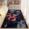 Samurai Demon Warrior Art Carpet suitable as a non-slip mat for the living room or bedroom sofa