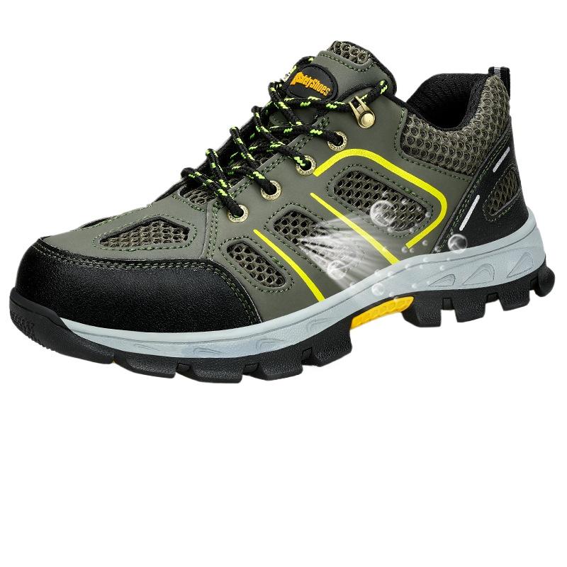 Labor Insurance Shoes Men's Anti-smashing and Anti-piercing Steel Baotou Wear-resistant Safety Shoes