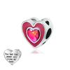 Red Cherry Apple Heart Charm Bead Charms Dangle European Authentic Snake Compatible With Copper Bracelets Necklaces Bead Charms Ideal For Diy Jeweller