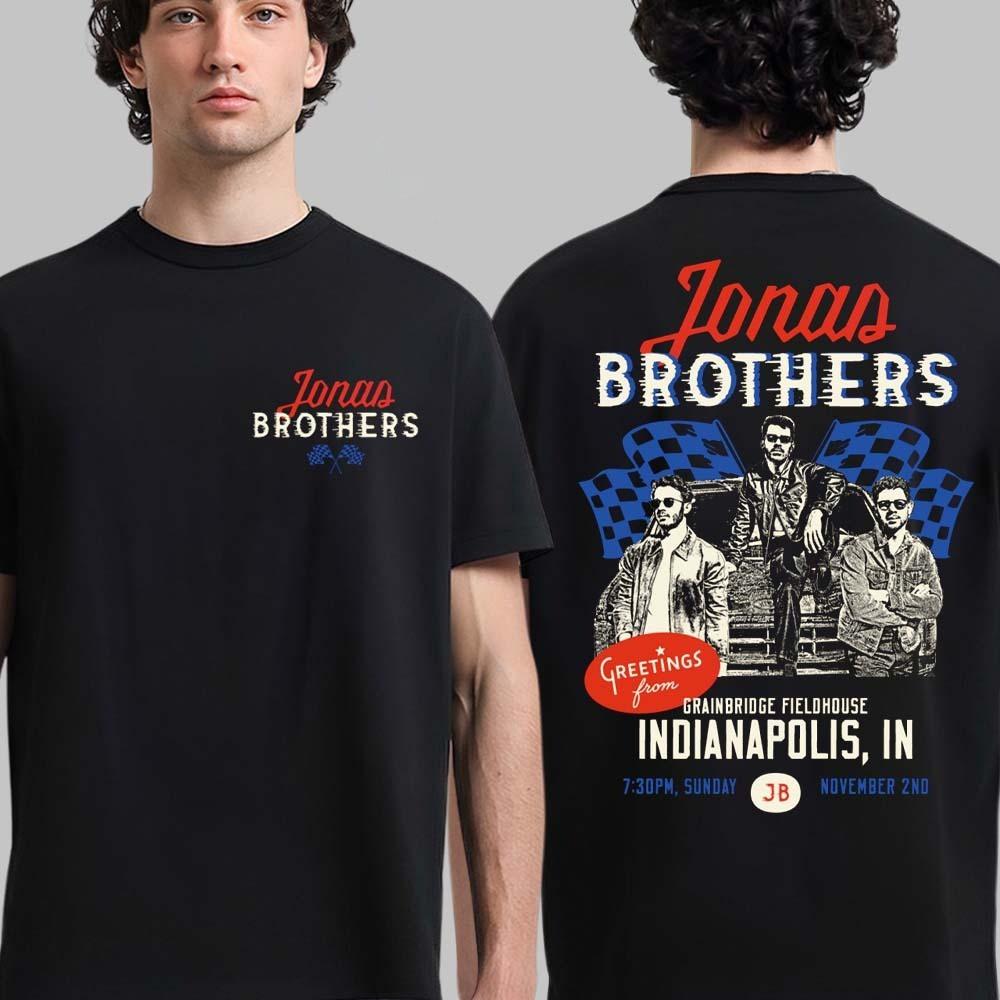 

Jonas Brothers Indianapolis Indiana 2025 At Gainbridge Fieldhouse On November 2 3XL