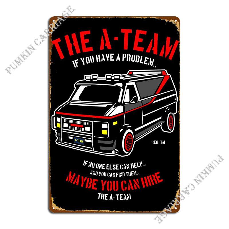 

The A Team Metal Sign Designing Mural Pub Plates Kitchen Retro Tin Sign Poster 20x30cm