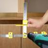 Adjustable Cabinet Hardware Jig Tool Punch Locator Drill Template Guide Installation Of Handles Knobs On Doors And Drawer