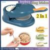2-in-1 Manual Dumpling Maker Mold,Household Dumpling Press & Dough Cutter Tool for Easy Homemade Dumplings