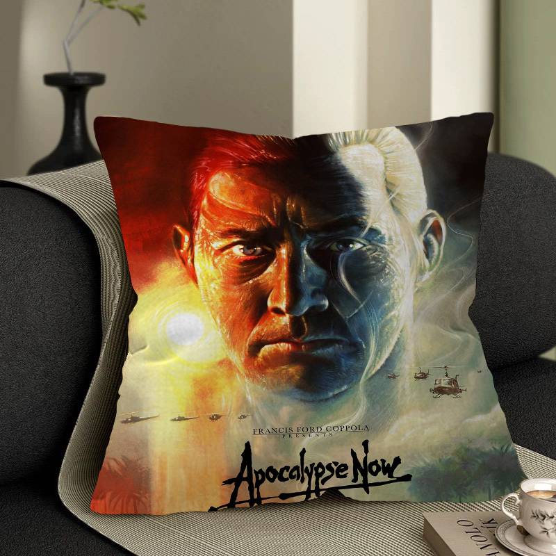 Apocalypse Now Movie Pillow Covers Cartoon Sofa Decorative Home Double-sided Printing Short Plush Cute Cushion Cover